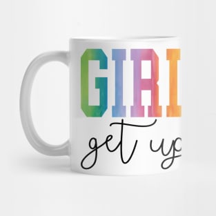 Girl Get Up Again Mug